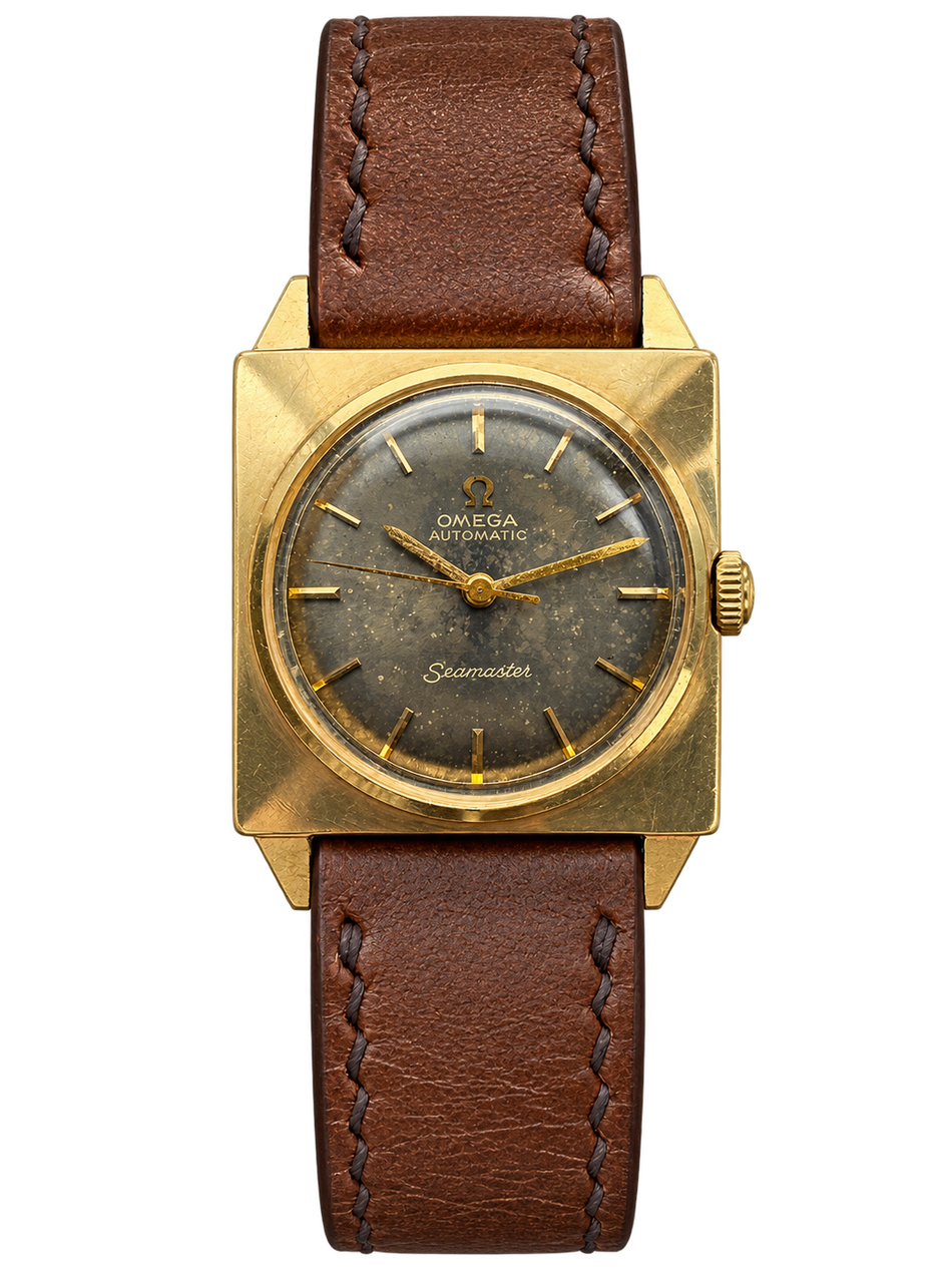 1966 Omega Seamaster 14k Gold